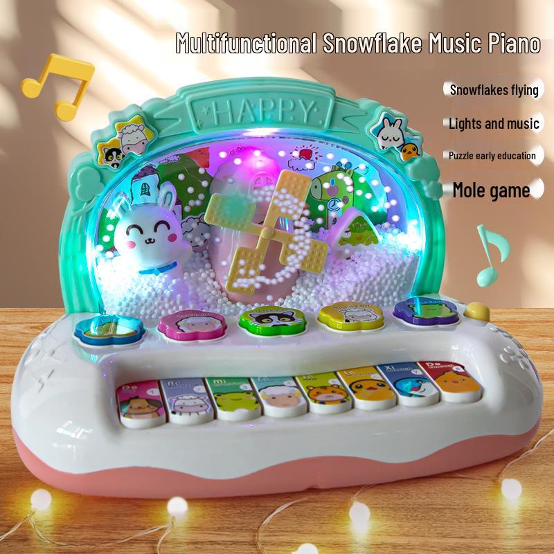 Children s Whack-a-Mole Musical Keyboard with Dreamy Lights - Educational Toy for Infants and Toddlers
Children s Whack-a-Mole Musical Keyboard with Dreamy Lights - Educational Toy for Infants and Toddlers