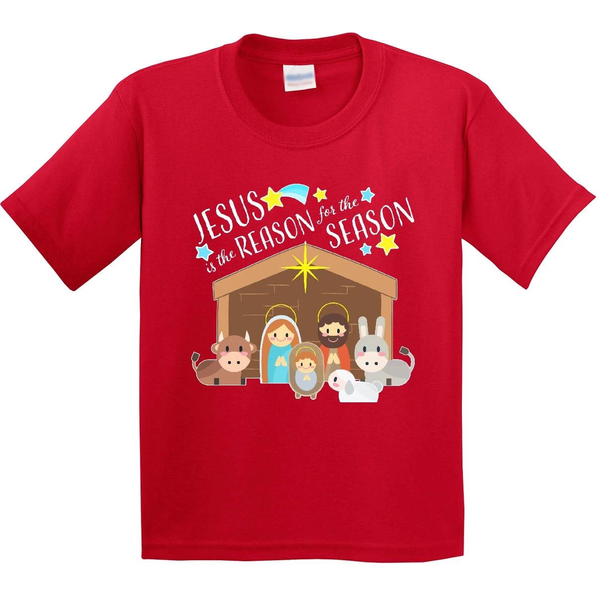 Inktastic Jesus Is The Reason For The Season Christmas Nativity Youth kids boys T-Shirt 150
Inktastic Jesus Is The Reason For The Season Christmas Nativity Youth kids boys T-Shirt 150