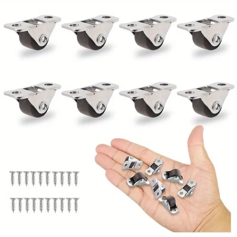 8Pcs/Set 0.5 Inch Kick Drawer Pulley Silent Directional Wheel Furniture Roller Brown/TPE Rubber
8Pcs/Set 0.5 Inch Kick Drawer Pulley Silent Directional Wheel Furniture Roller Brown/TPE Rubber