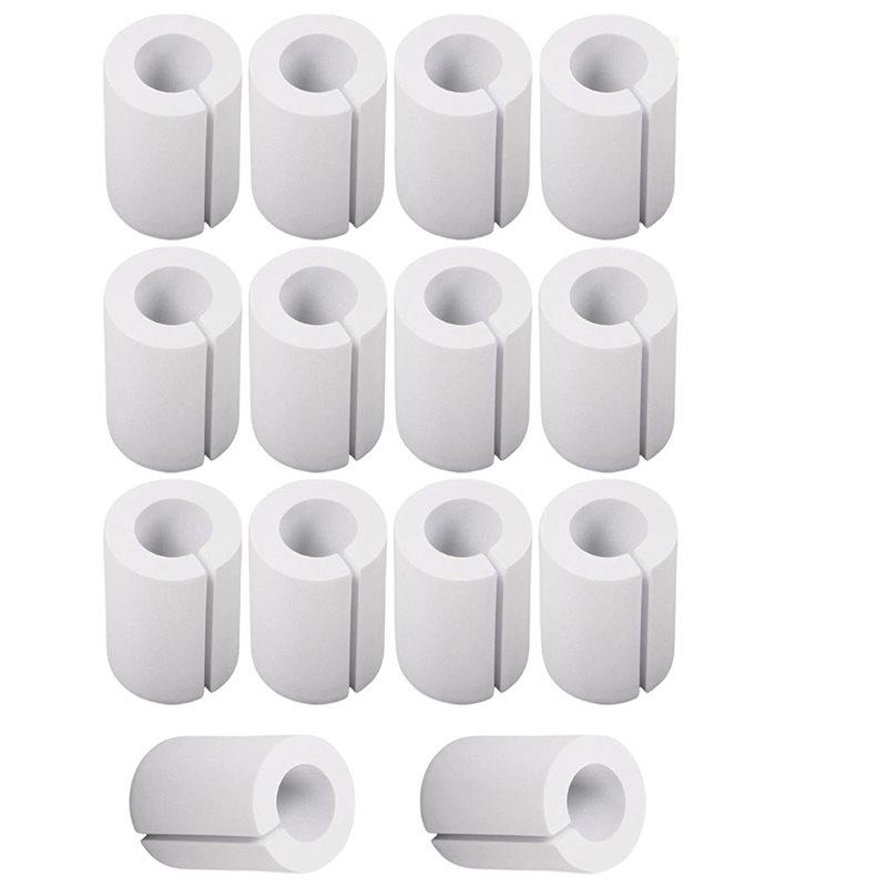 SHGO-EVA Foam Curtain Shapers-White, 85 Mm 14-Pack Curtain Spacers For Drapes, Fits Up To 1.57 Rod Diameter
SHGO-EVA Foam Curtain Shapers-White, 85 Mm 14-Pack Curtain Spacers For Drapes, Fits Up To 1.57 Rod Diameter