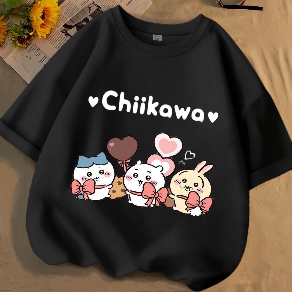 Chiikawa Cartoon Print Cotton Short Sleeve Round Neck Unisexs Tshirt Trendy Summer Cute Loose Fashion Unisexs Tshirt Tops 4XL
Chiikawa Cartoon Print Cotton Short Sleeve Round Neck Unisexs Tshirt Trendy Summer Cute Loose Fashion Unisexs Tshirt Tops 4XL