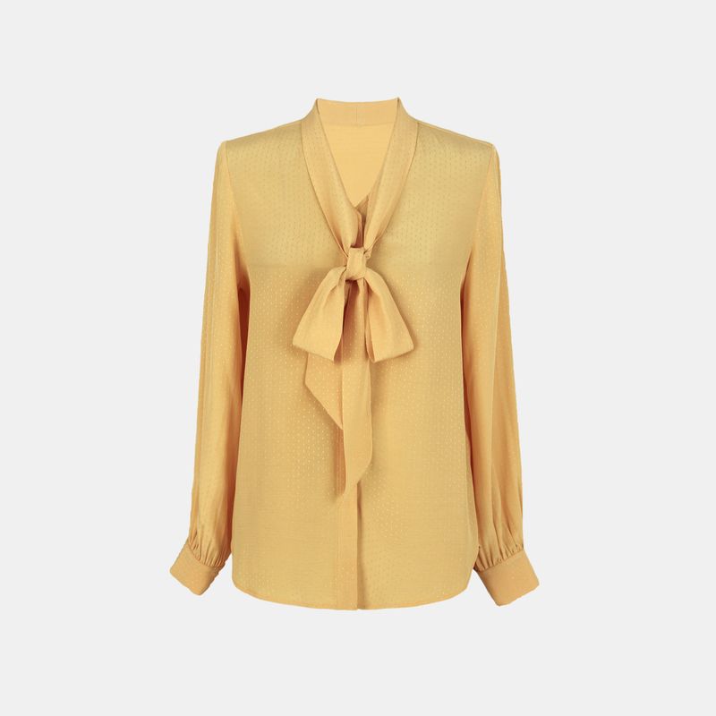 Blue Rose Plus size women clothing Classic Ribbon Elegant Shirts Rayon Jacquard Long sleeve Shirt All-Matching Top Yellow jacquard 2XL
Blue Rose Plus size women clothing Classic Ribbon Elegant Shirts Rayon Jacquard Long sleeve Shirt All-Matching Top Yellow jacquard 2XL