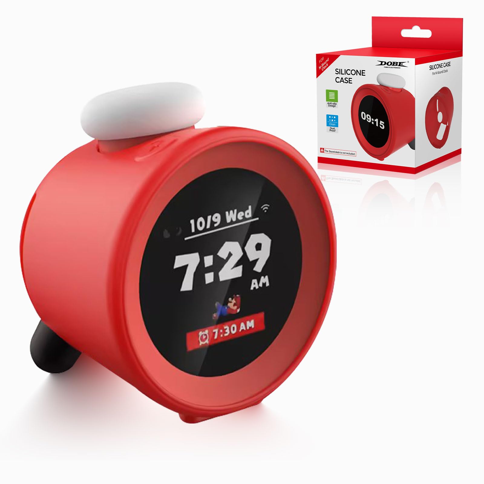 For Nintendo Alarmo Cover Case Nintendo Sound Clock Alarmo Ubefuu Soft Silicone Lightweight Shock Absorption Waterproof Dustproof Compatible Nintendo
For Nintendo Alarmo Cover Case Nintendo Sound Clock Alarmo Ubefuu Soft Silicone Lightweight Shock Absorption Waterproof Dustproof Compatible Nintendo