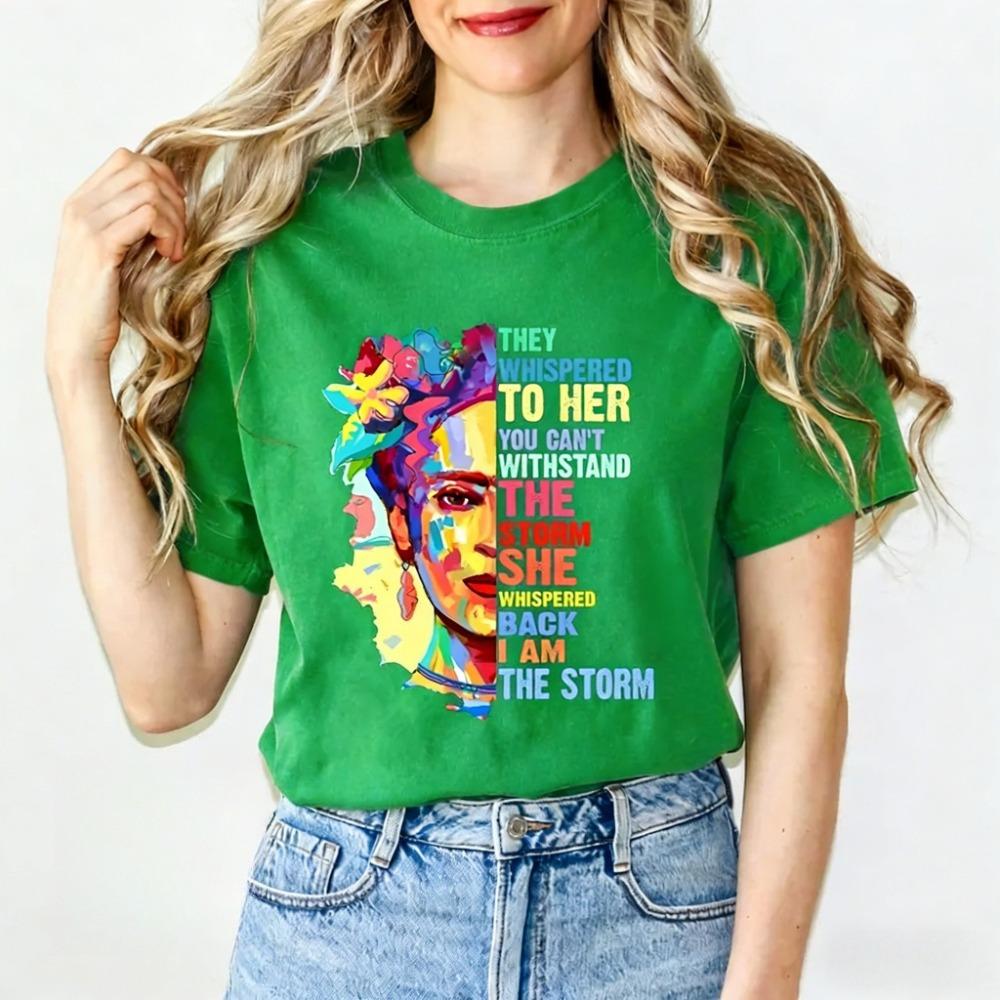 I Am The Storm T-Shirt Frida Kahlo Shirt Feminist TShirt Mexican Women Fashion Tee Strong Woman s Rights Gift Short Sleeve XS
I Am The Storm T-Shirt Frida Kahlo Shirt Feminist TShirt Mexican Women Fashion Tee Strong Woman s Rights Gift Short Sleeve XS