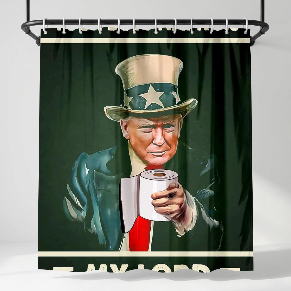 Funny Uncle Shower Curtain, Creative Toilet Paper Humorous Bath Decor, Pop Culture Parody Bathroom Shower Curtain W60H190(CM)-1 Pcs
Funny Uncle Shower Curtain, Creative Toilet Paper Humorous Bath Decor, Pop Culture Parody Bathroom Shower Curtain W60H190(CM)-1 Pcs