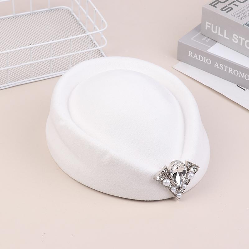 Вінтажні жорсткі пласкі фетрові капелюхи-федори Французький капелюх з вовни кашеміру Повсякденний капелюх стюардеси Капелюшок-пігулка для вечірнього вбрання білий
Вінтажні жорсткі пласкі фетрові капелюхи-федори Французький капелюх з вовни кашеміру Повсякденний капелюх стюардеси Капелюшок-пігулка для вечірнього вбрання білий