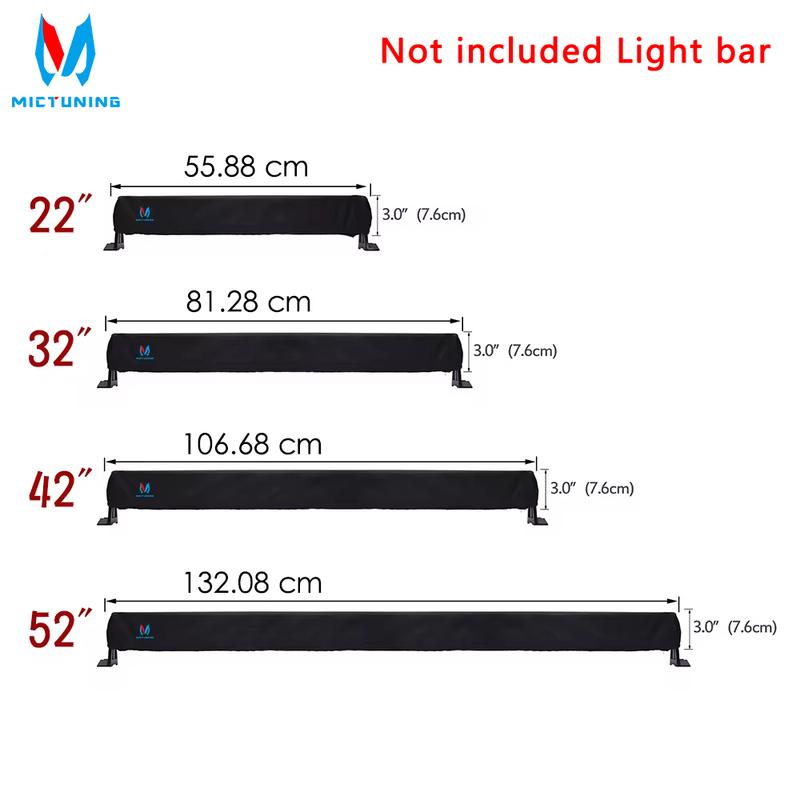 MICTUNING 22 32 42 52 Inch Premium Gear Sleeve Cover for Straight Curved LED Light Bars 1pc 22 inch cover
MICTUNING 22 32 42 52 Inch Premium Gear Sleeve Cover for Straight Curved LED Light Bars 1pc 22 inch cover