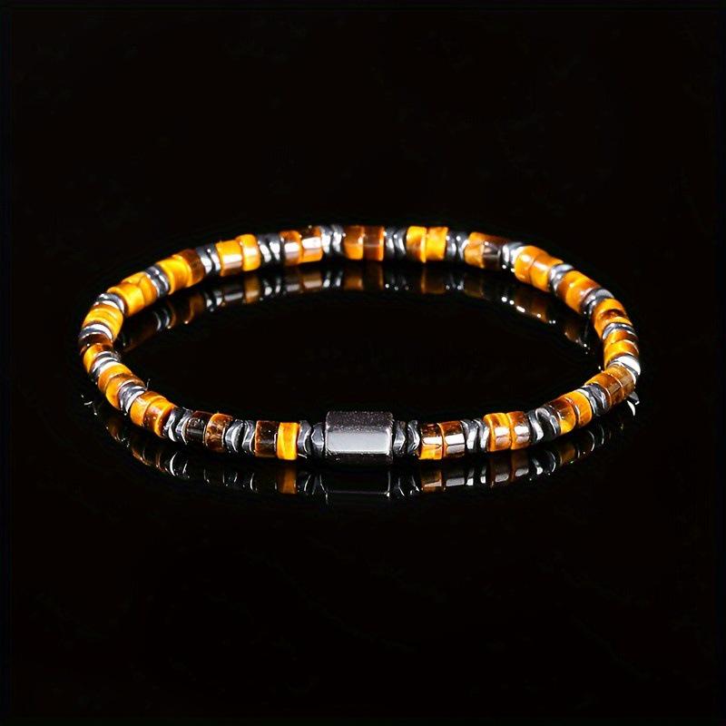 Men s Retro Bohemian Tiger Eye Beaded Bracelet оранжевый
Men s Retro Bohemian Tiger Eye Beaded Bracelet оранжевый