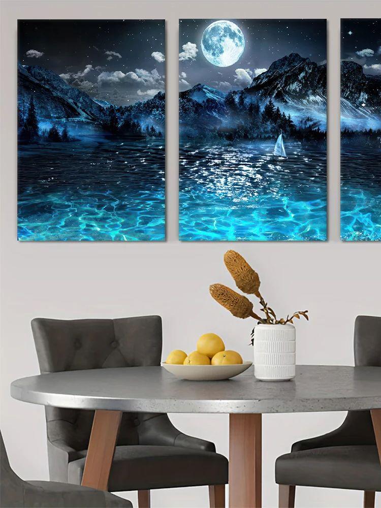 3 pieces of dreamy starry sky landscape canvas decorative paintings, modern minimalist living room, bedroom entrance background (as the picture,20x30cm No Frame)
3 pieces of dreamy starry sky landscape canvas decorative paintings, modern minimalist living room, bedroom entrance background (as the picture,20x30cm No Frame)