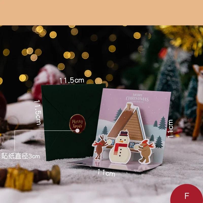 6/1PC 3D Christmas Pop-up Card Santa Snowman Xmas Greeting Cards New Year Decoration Party Invitations Gift Friends Postcard
6/1PC 3D Christmas Pop-up Card Santa Snowman Xmas Greeting Cards New Year Decoration Party Invitations Gift Friends Postcard
