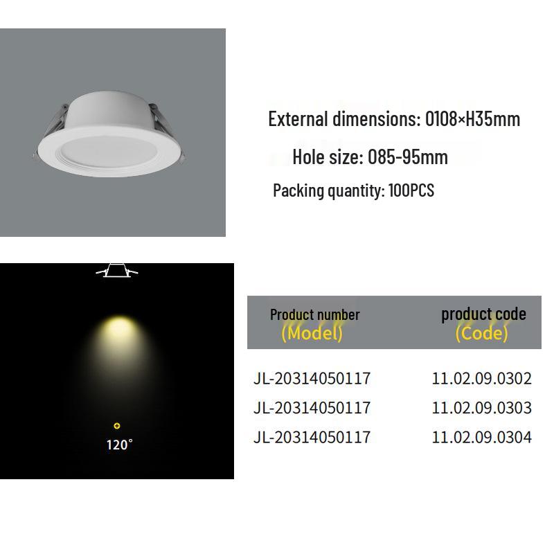 Jia Mei JLTD Jiashang 02 Recessed Radar Sensor Spotlights, 7W/12W Commercial Lighting. Bright White
Jia Mei JLTD Jiashang 02 Recessed Radar Sensor Spotlights, 7W/12W Commercial Lighting. Bright White