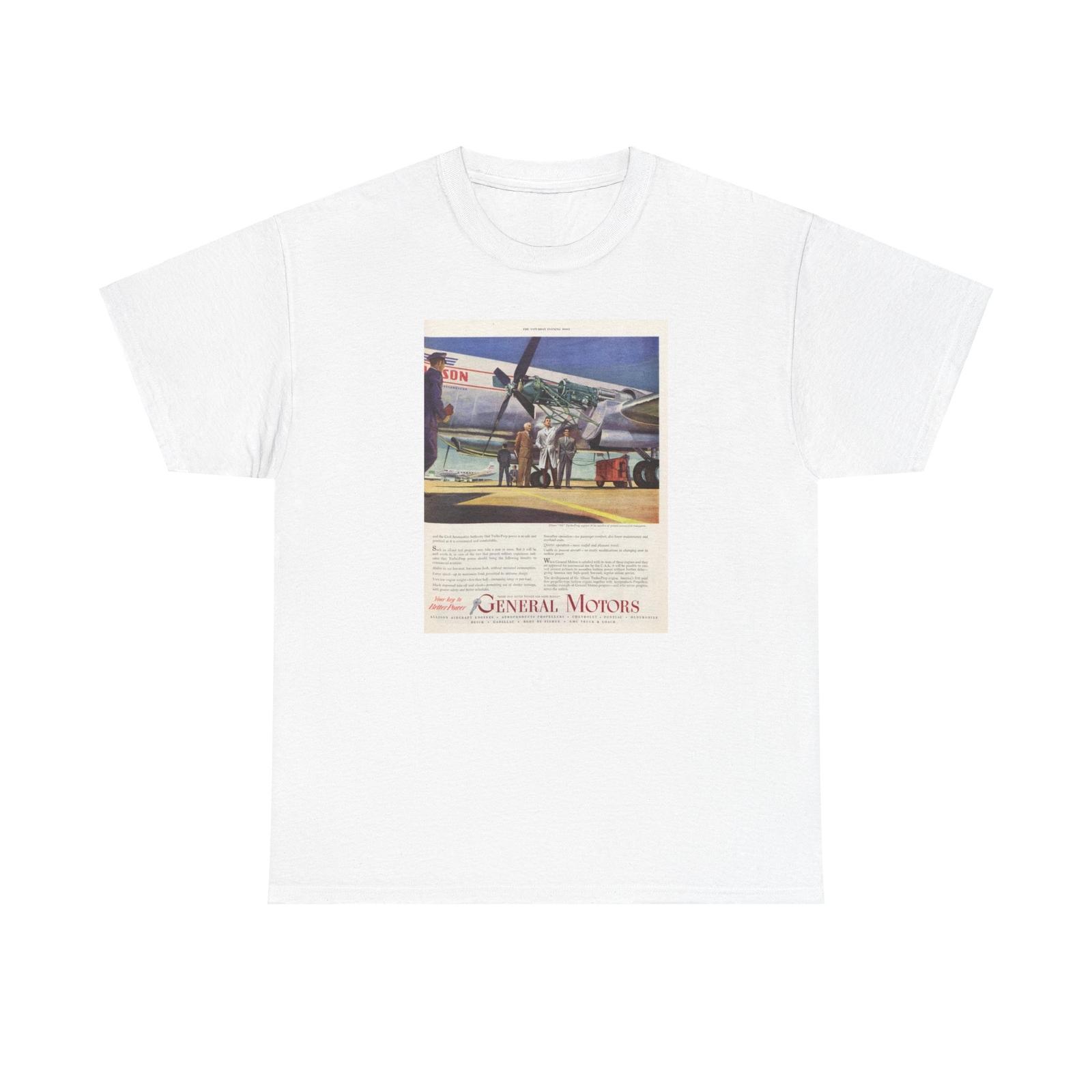 1950 Allison General Motors Aircraft Engines Unisex Heavy Cotton T-Shirt Mens Womens Tees Top Tee S
1950 Allison General Motors Aircraft Engines Unisex Heavy Cotton T-Shirt Mens Womens Tees Top Tee S