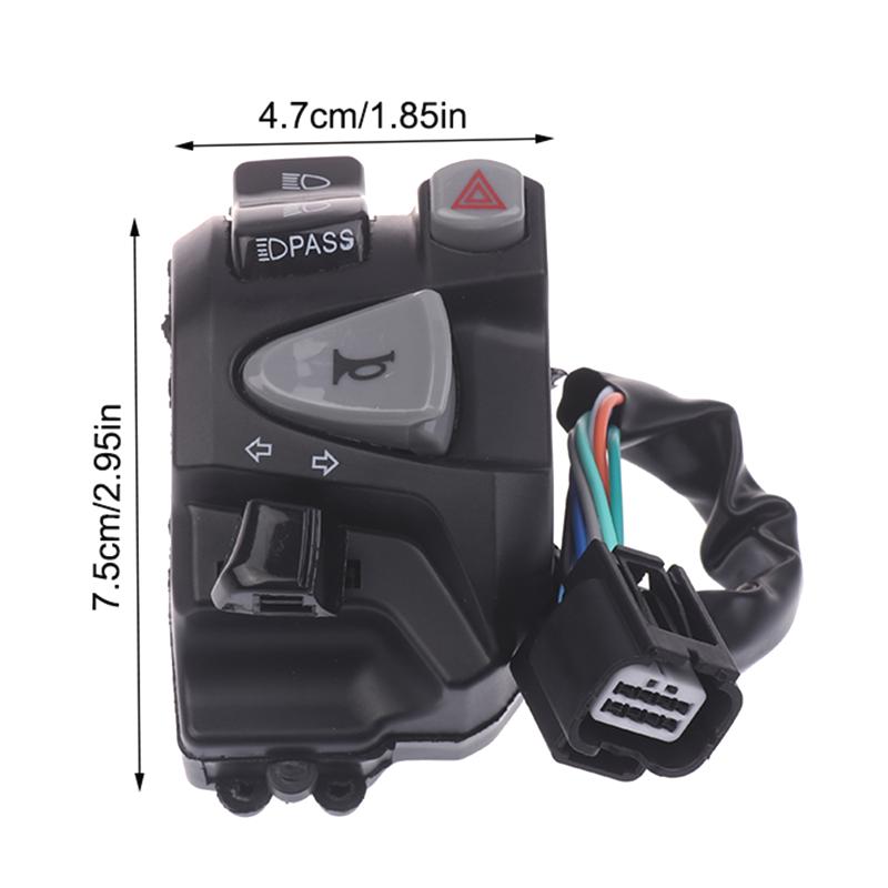 Motorcycle Handle Switch With Passing Light Hazard Light Plug Horn Warning Light Turn Signal Button For Click150 Left Handle
Motorcycle Handle Switch With Passing Light Hazard Light Plug Horn Warning Light Turn Signal Button For Click150 Left Handle