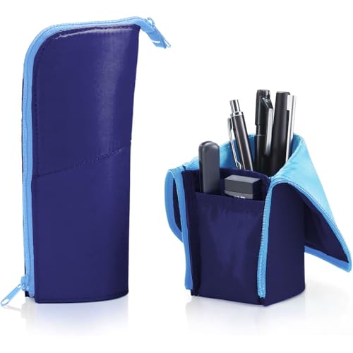 KOKUYO Pencil Case Pouch, Neo Critz Standing Pen Pouch Bag, Foldable Stand up Pencil Holder Organizer, Small Portable Pencil Box for School Office Sup
KOKUYO Pencil Case Pouch, Neo Critz Standing Pen Pouch Bag, Foldable Stand up Pencil Holder Organizer, Small Portable Pencil Box for School Office Sup