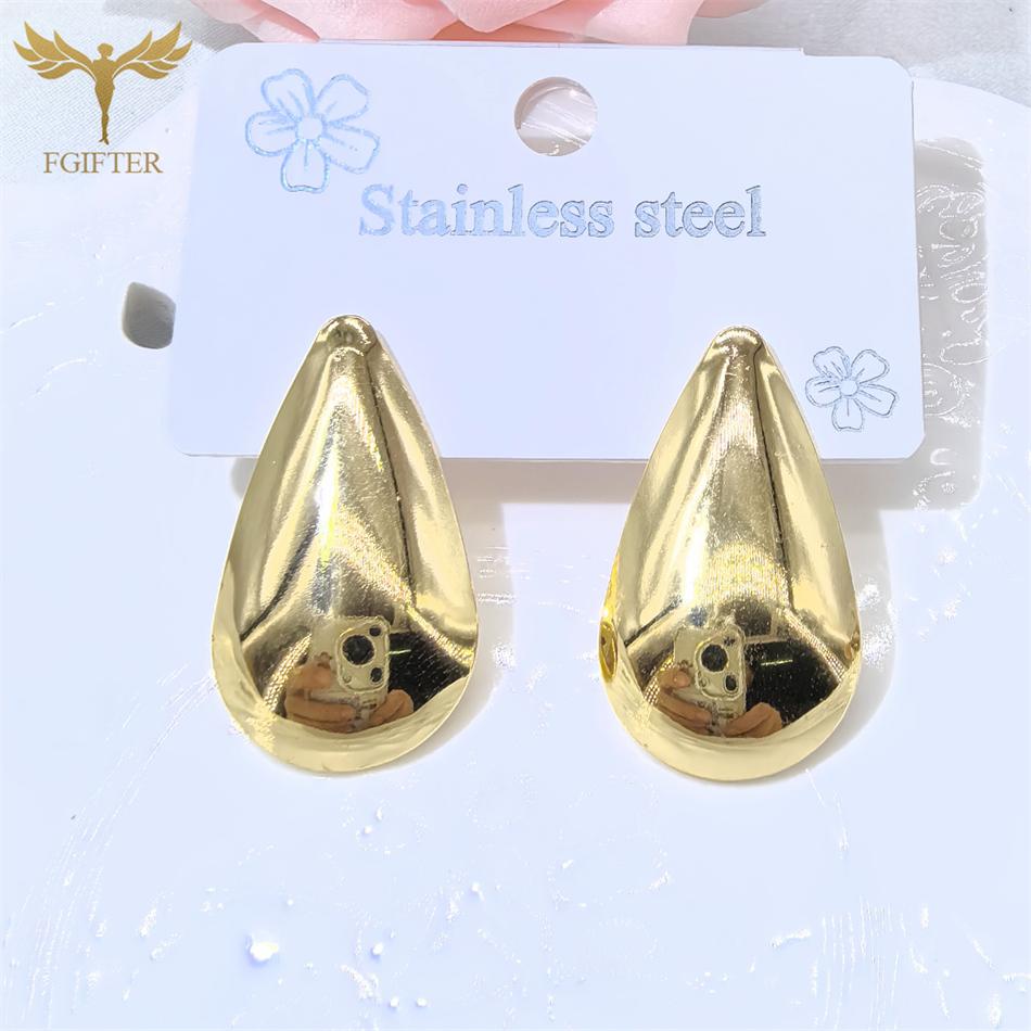 1 Pair Fashion Water Drop Stud Earrings Women Golden Stainless Steel Piercing Zircon Gold Plated Accessories boucle d oreilles
1 Pair Fashion Water Drop Stud Earrings Women Golden Stainless Steel Piercing Zircon Gold Plated Accessories boucle d oreilles