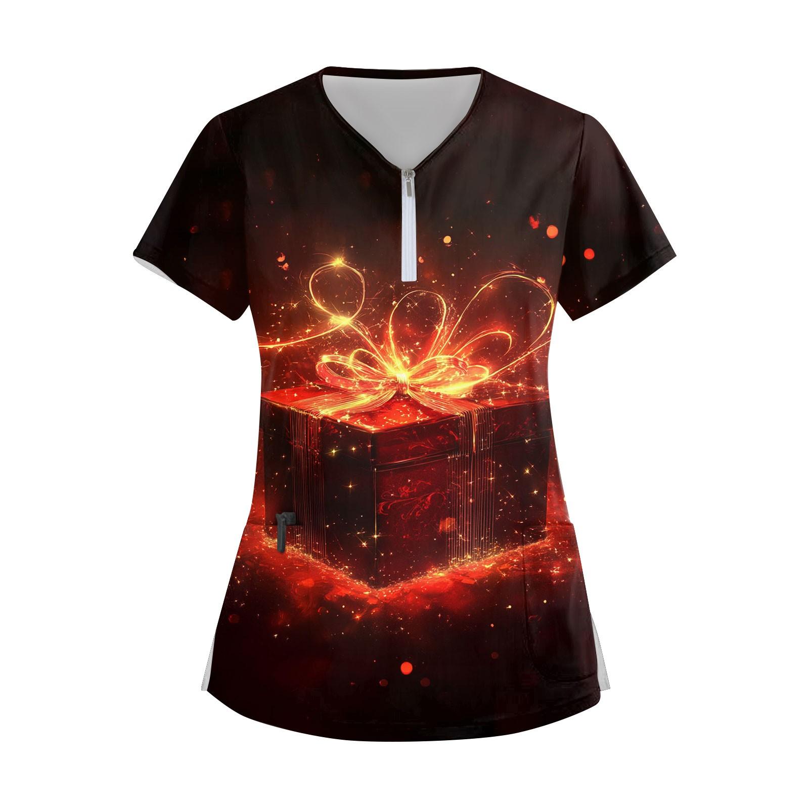 Женский модный повседневный топ с воротником-молнией и рождественским принтом XXXXXL
Женский модный повседневный топ с воротником-молнией и рождественским принтом XXXXXL