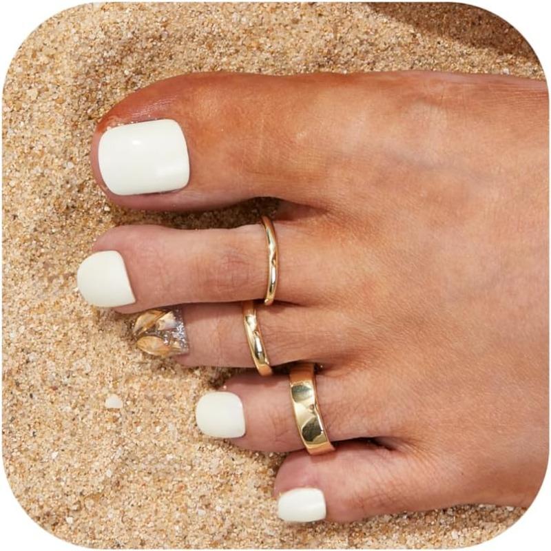 Bobisty 3Pcs Toe Rings for Women Non Tarnish 14K Gold Plated Adjustable Toe Rings Set Daisy Flower CZ Band Summer Foot Jewelry
Bobisty 3Pcs Toe Rings for Women Non Tarnish 14K Gold Plated Adjustable Toe Rings Set Daisy Flower CZ Band Summer Foot Jewelry