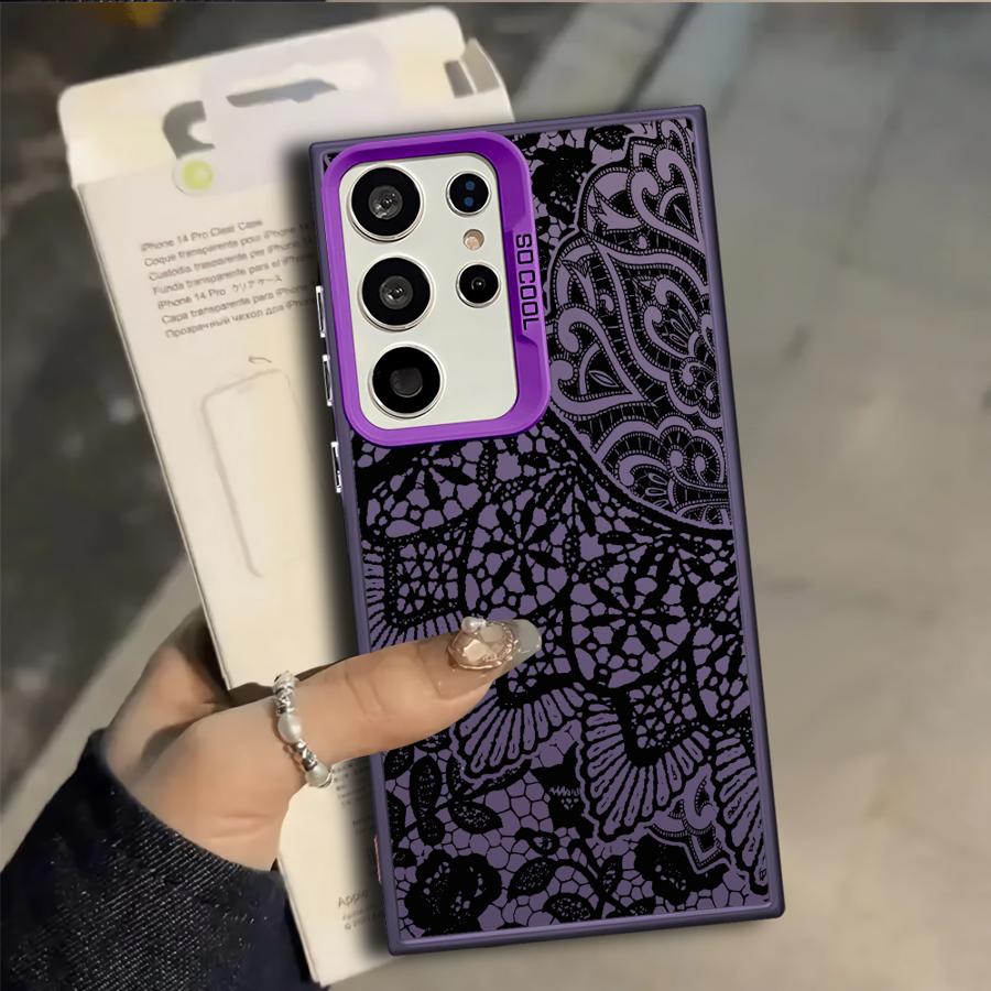 Fashion Black Lace Phone Cover Case for Samsung Galaxy S25 S24 FE S20 Plus S23 S21 S23 Ultra Note 20 Ultra S25Edge S22 Galaxy S25
Fashion Black Lace Phone Cover Case for Samsung Galaxy S25 S24 FE S20 Plus S23 S21 S23 Ultra Note 20 Ultra S25Edge S22 Galaxy S25