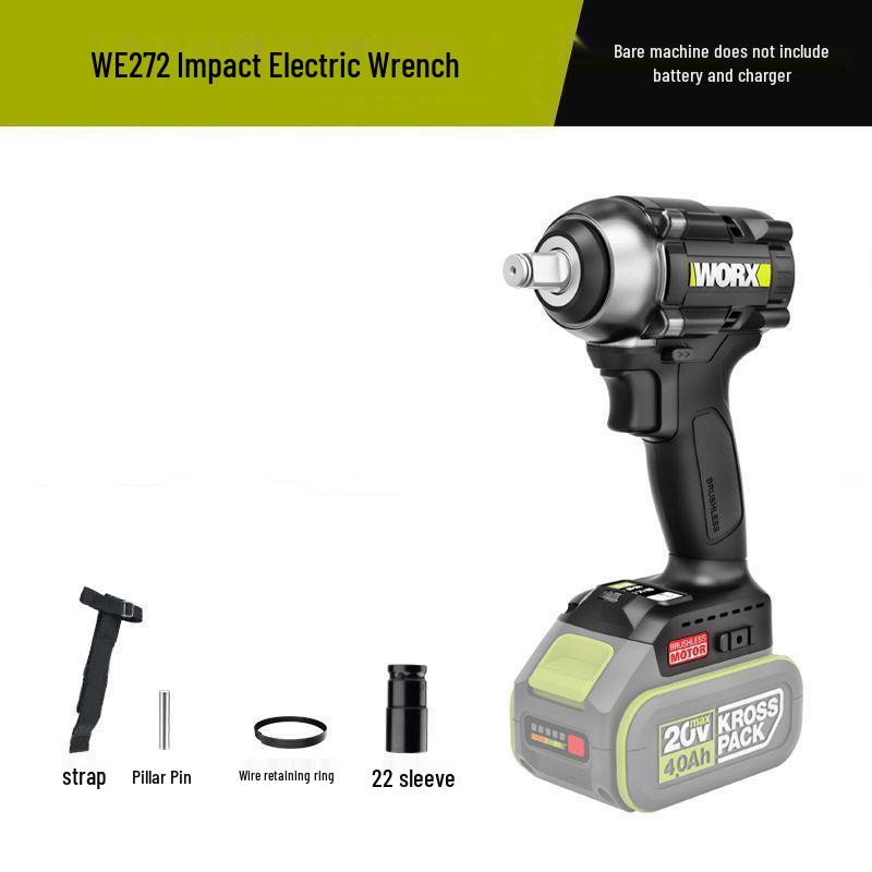 Weike WU279 High Torque Brushless Electric Wrench for Carpenters and Mechanics
Weike WU279 High Torque Brushless Electric Wrench for Carpenters and Mechanics