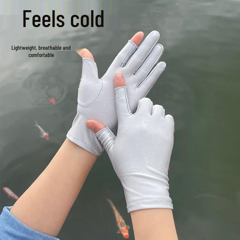 Ice Silk Thin Half-Finger Gloves: Sun Protection for Men & Women – Ideal for Cycling, Driving, and Tea Picking in Spring, Summer, and Autumn. One Size
Ice Silk Thin Half-Finger Gloves: Sun Protection for Men & Women – Ideal for Cycling, Driving, and Tea Picking in Spring, Summer, and Autumn. One Size