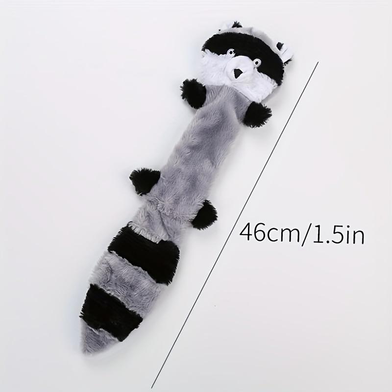 Двухслойная армированная ткань, морщинистая скрипучая игрушка для собак, прочный плюшевый набор игрушек без набивки для маленьких и больших собак - форма енота серый
Двухслойная армированная ткань, морщинистая скрипучая игрушка для собак, прочный плюшевый набор игрушек без набивки для маленьких и больших собак - форма енота серый