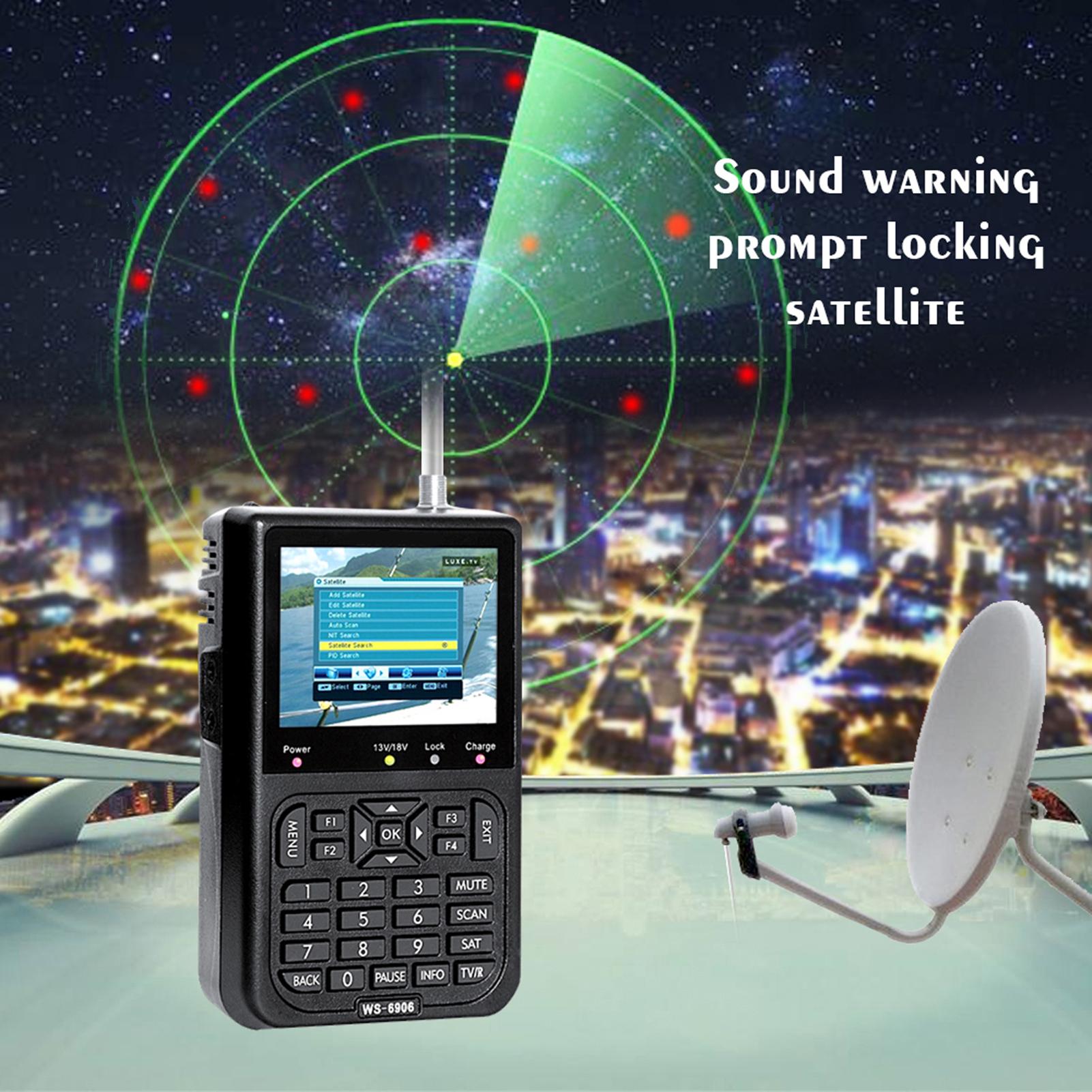WS6906 3.5in LCD Display Data Digital Signal Finder Meter
WS6906 3.5in LCD Display Data Digital Signal Finder Meter
