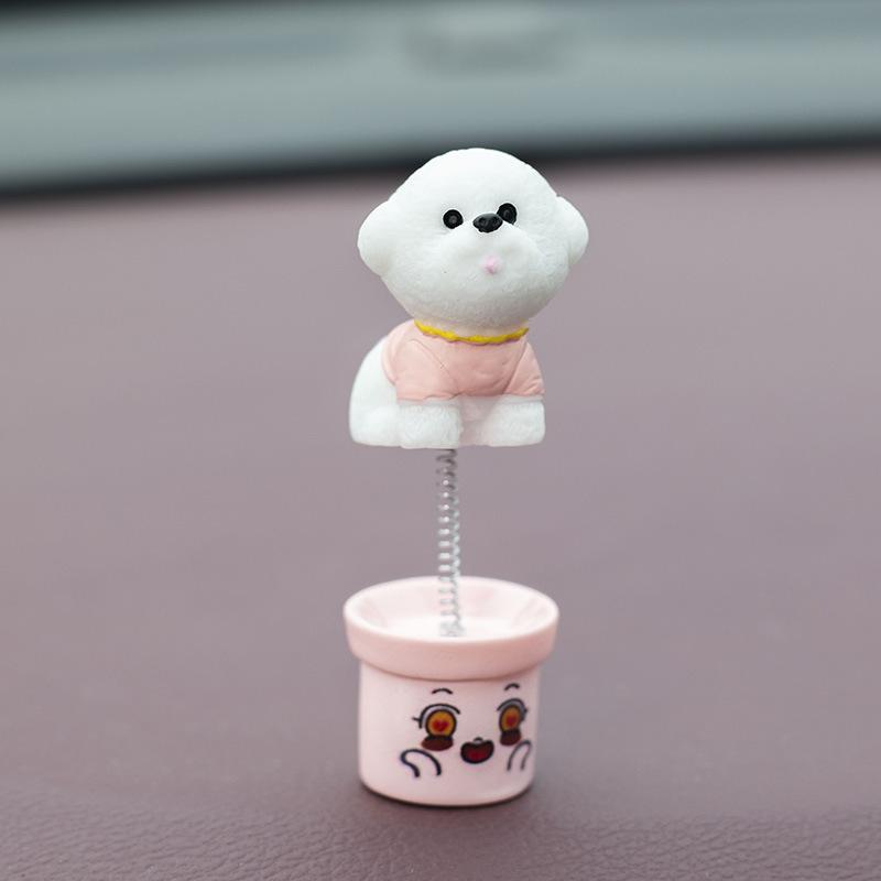 Cute Pet Puppy Swinging Resin Ornament - Fun Healing Car & Home Decor for Pet Lovers
Cute Pet Puppy Swinging Resin Ornament - Fun Healing Car & Home Decor for Pet Lovers
