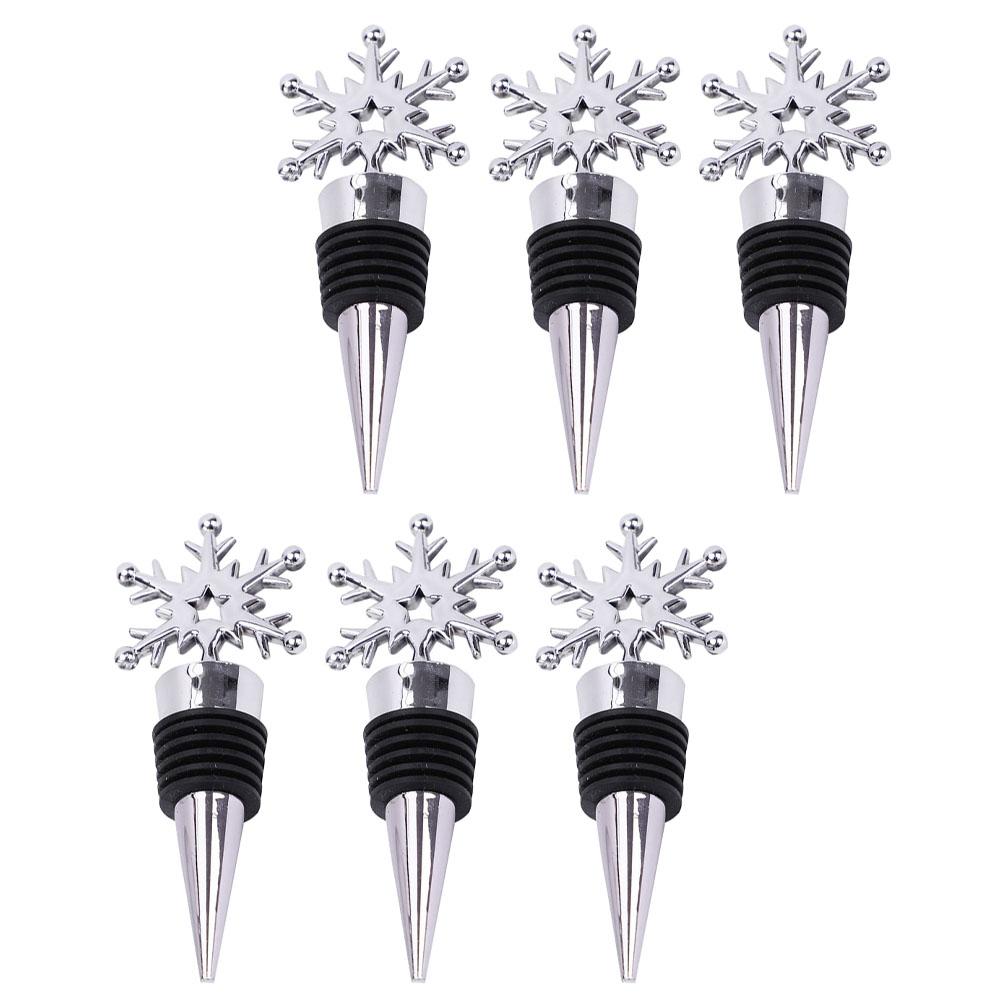 6 Pcs Snow Cork Stopper Bottle Stoppers Plugs Alloy Beverage Decorative Red Stainless Steel Sealing срібний
6 Pcs Snow Cork Stopper Bottle Stoppers Plugs Alloy Beverage Decorative Red Stainless Steel Sealing срібний