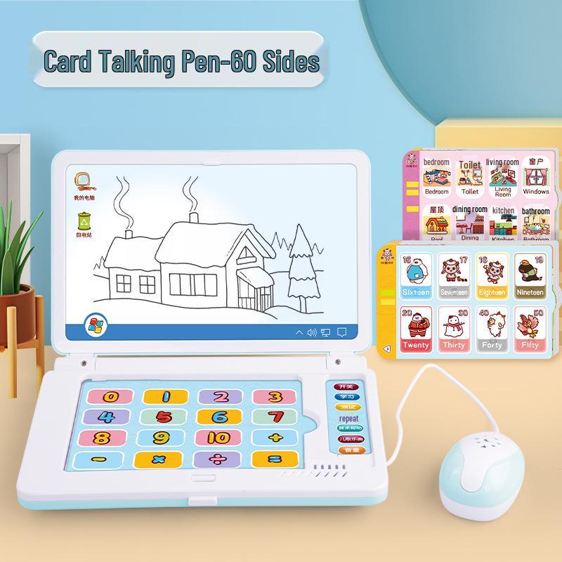 Children s Learning Computer Toy with Card-Insertion, Drawing Board, Projector, and Mouse - 60 Pages
Children s Learning Computer Toy with Card-Insertion, Drawing Board, Projector, and Mouse - 60 Pages
