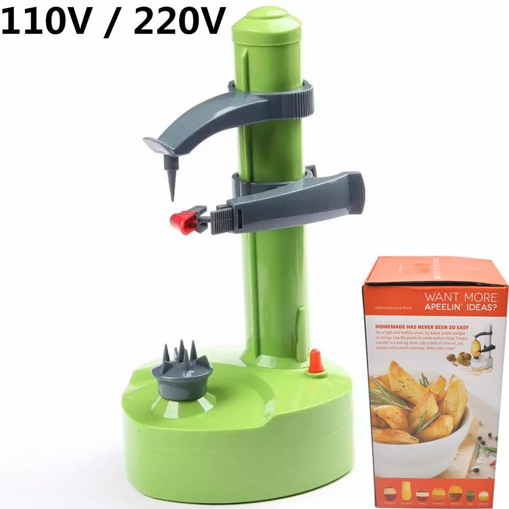 Automatic Potato Peeler Electric with 3 Blades 220V 110V Peeler Apple Paring Machine Kitchen Corer Cutter For Vegetable Fruits US
Automatic Potato Peeler Electric with 3 Blades 220V 110V Peeler Apple Paring Machine Kitchen Corer Cutter For Vegetable Fruits US
