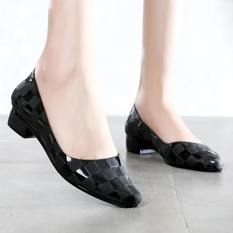 Cresfimix women cute pointed toe high quality black plaid pattern slip on square heel shoes lady casual beige heel shoes ba348 36
Cresfimix women cute pointed toe high quality black plaid pattern slip on square heel shoes lady casual beige heel shoes ba348 36