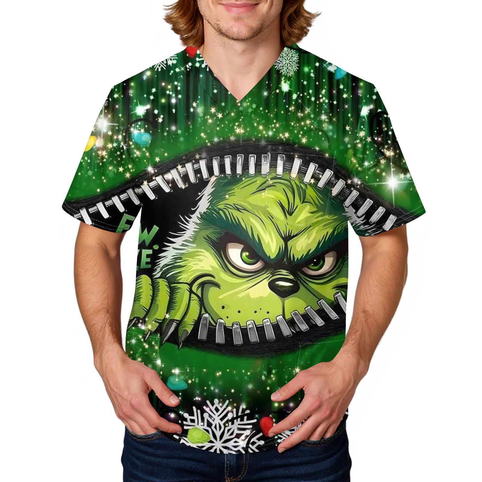 Men s Printing Short Sleeve V-neck Working Blouse Chest Pocket Carer Top XXXL
Men s Printing Short Sleeve V-neck Working Blouse Chest Pocket Carer Top XXXL