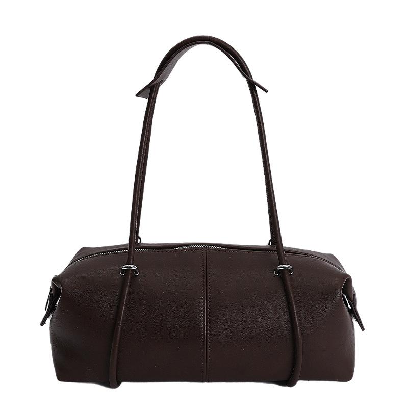 2026 New Niche Style PU Bost Pillow Bag Large Capacity Zipper Closure Simple Shoulder Underarm Bag Cute Commuting Tote Bag кавовий
2026 New Niche Style PU Bost Pillow Bag Large Capacity Zipper Closure Simple Shoulder Underarm Bag Cute Commuting Tote Bag кавовий