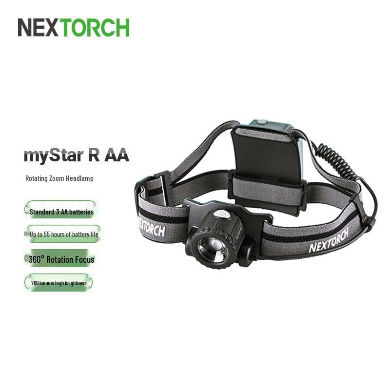 Налобний ліхтар NEXTORCH Mystar R AA для активного відпочинку з регульованим фокусом
Налобний ліхтар NEXTORCH Mystar R AA для активного відпочинку з регульованим фокусом