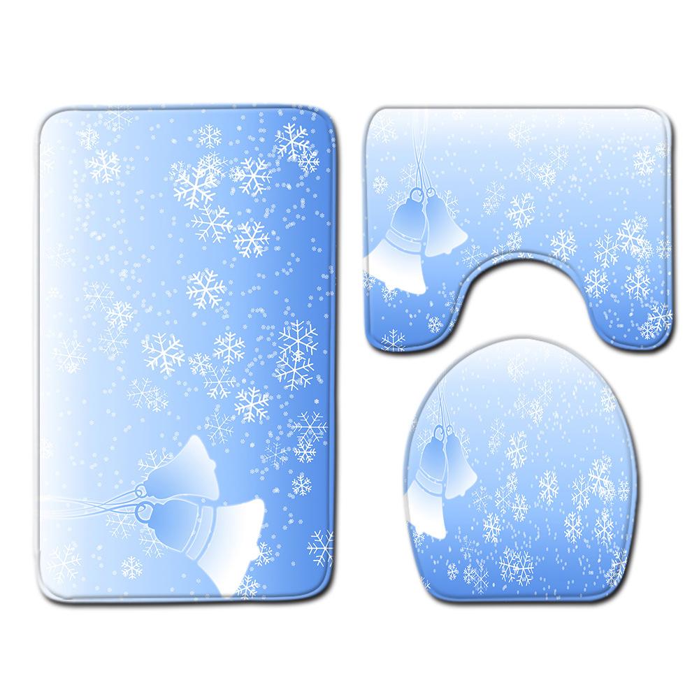 Рождественский коврик для ванной, туалетный трехпредметный набор 45cmx75cm
Рождественский коврик для ванной, туалетный трехпредметный набор 45cmx75cm