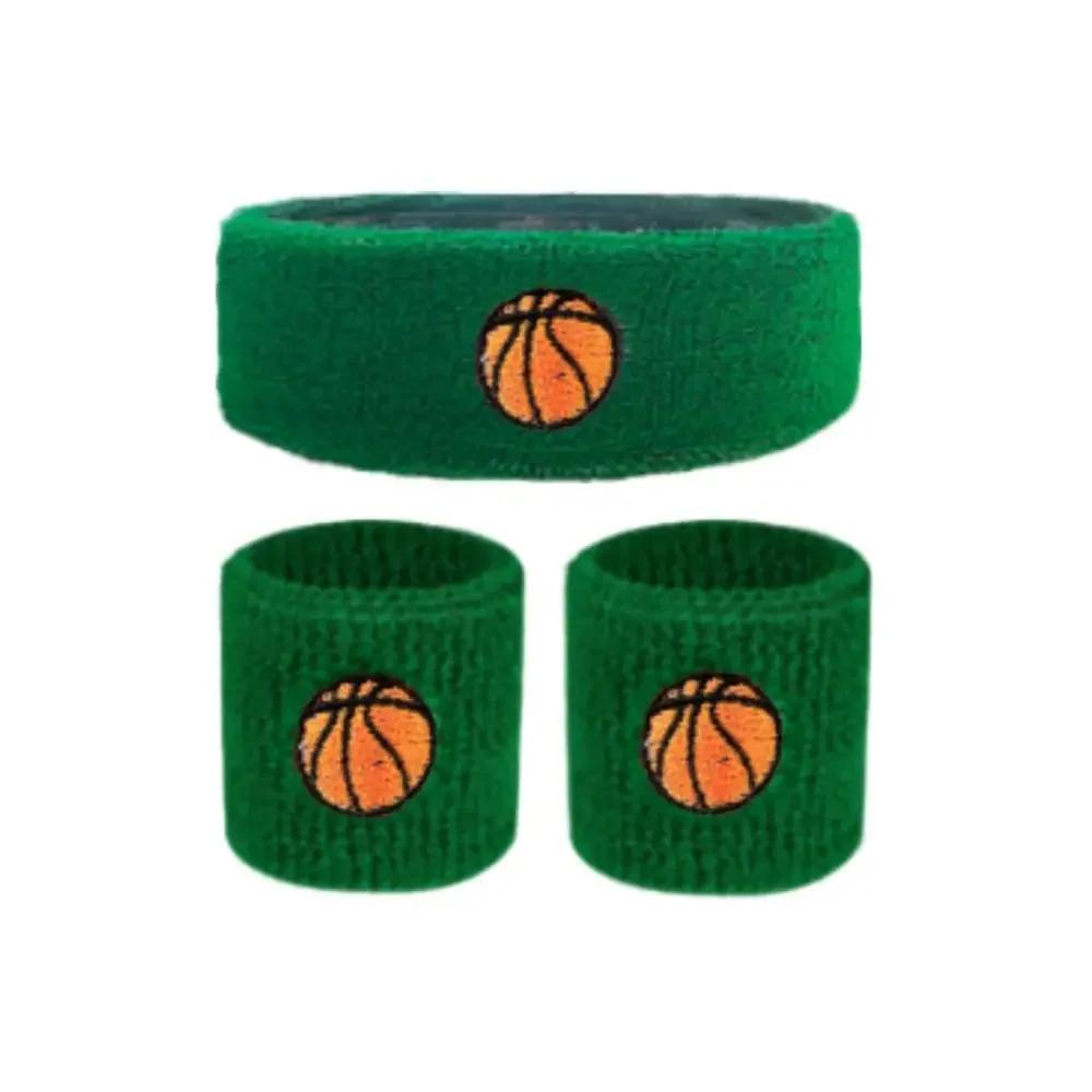1 Set Kids Sports Headband Wristband Ball Embroidery Stretch Boys Girls Knitted Basketball Volleyball Wrist Protector Sweatband зелений
1 Set Kids Sports Headband Wristband Ball Embroidery Stretch Boys Girls Knitted Basketball Volleyball Wrist Protector Sweatband зелений