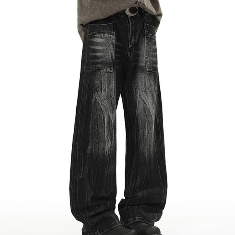 American Retro Punk Washed Wide-Leg Jeans - Stylish, Comfortable, Loose Fit for Spring and Autumn 2025 S
American Retro Punk Washed Wide-Leg Jeans - Stylish, Comfortable, Loose Fit for Spring and Autumn 2025 S