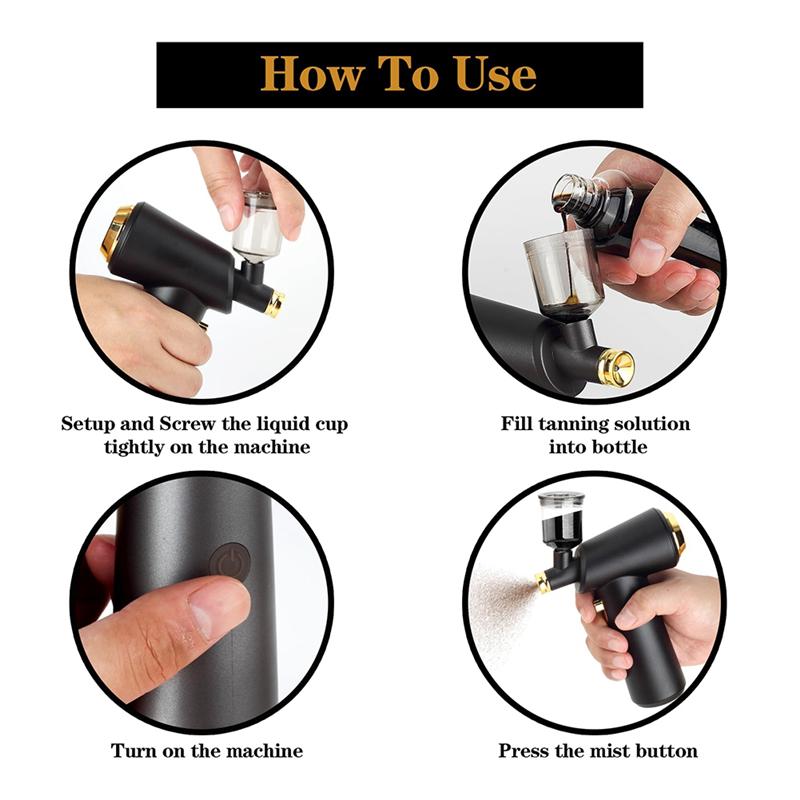 A34R Air Brush Sprayer Hairdressing And Tanning Tools Nano Portable Mini Hydration Rechargeable NONE чорний
A34R Air Brush Sprayer Hairdressing And Tanning Tools Nano Portable Mini Hydration Rechargeable NONE чорний