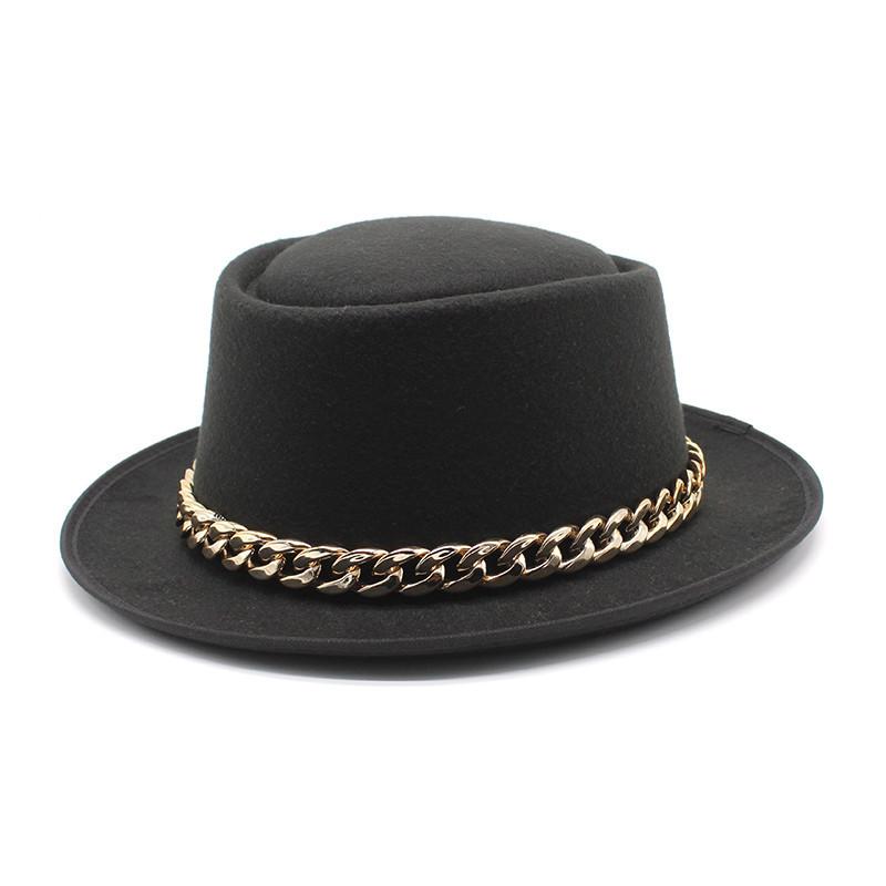 Hat Top Hat Wool Edge Acrylic Chain Flat Top Playful Versatile Show Face Little British M(56-58cm) чорний
Hat Top Hat Wool Edge Acrylic Chain Flat Top Playful Versatile Show Face Little British M(56-58cm) чорний