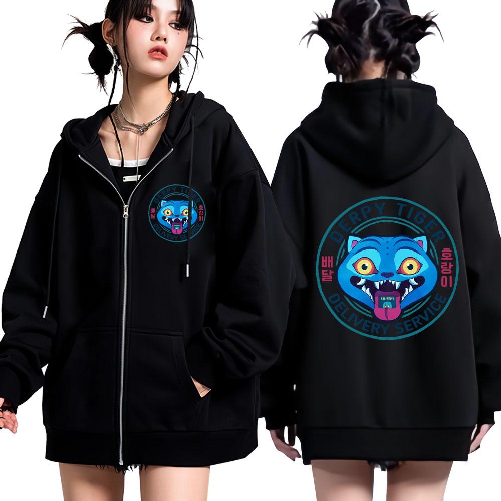 KPop Demon Hunters Huntrix Blue Tiger Derpy Graphic Printed Zipper Hoodies Men Women Fashion Sweatshirt Harajuku Jacket Coats 3XL чорний
KPop Demon Hunters Huntrix Blue Tiger Derpy Graphic Printed Zipper Hoodies Men Women Fashion Sweatshirt Harajuku Jacket Coats 3XL чорний