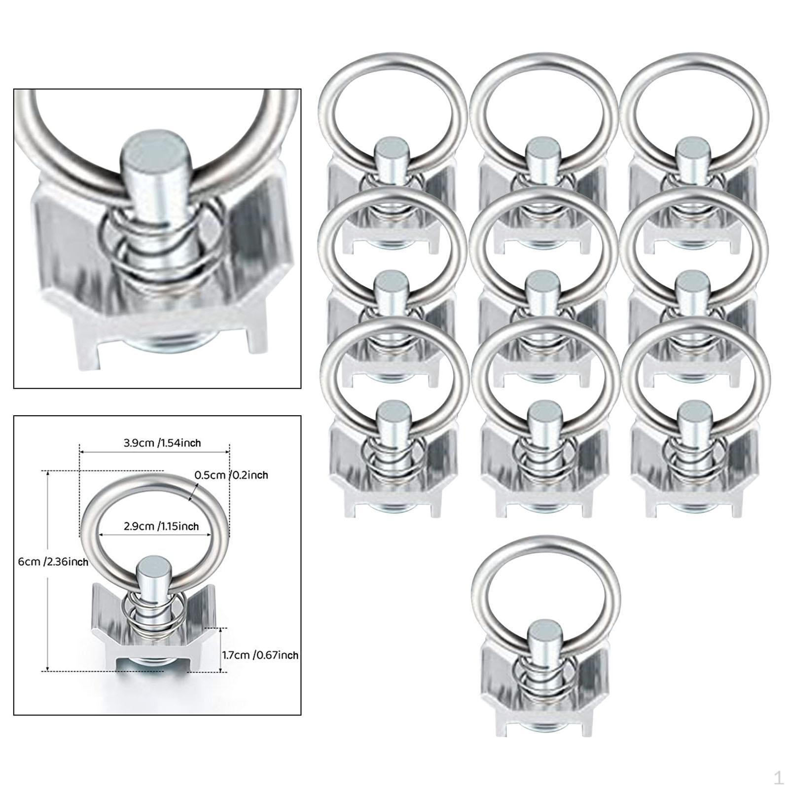 10x L Track Single Stud Fitting Keeper Cargo Control Heavy Duty Sturdy Premium із круглим кільцем для
10x L Track Single Stud Fitting Keeper Cargo Control Heavy Duty Sturdy Premium із круглим кільцем для