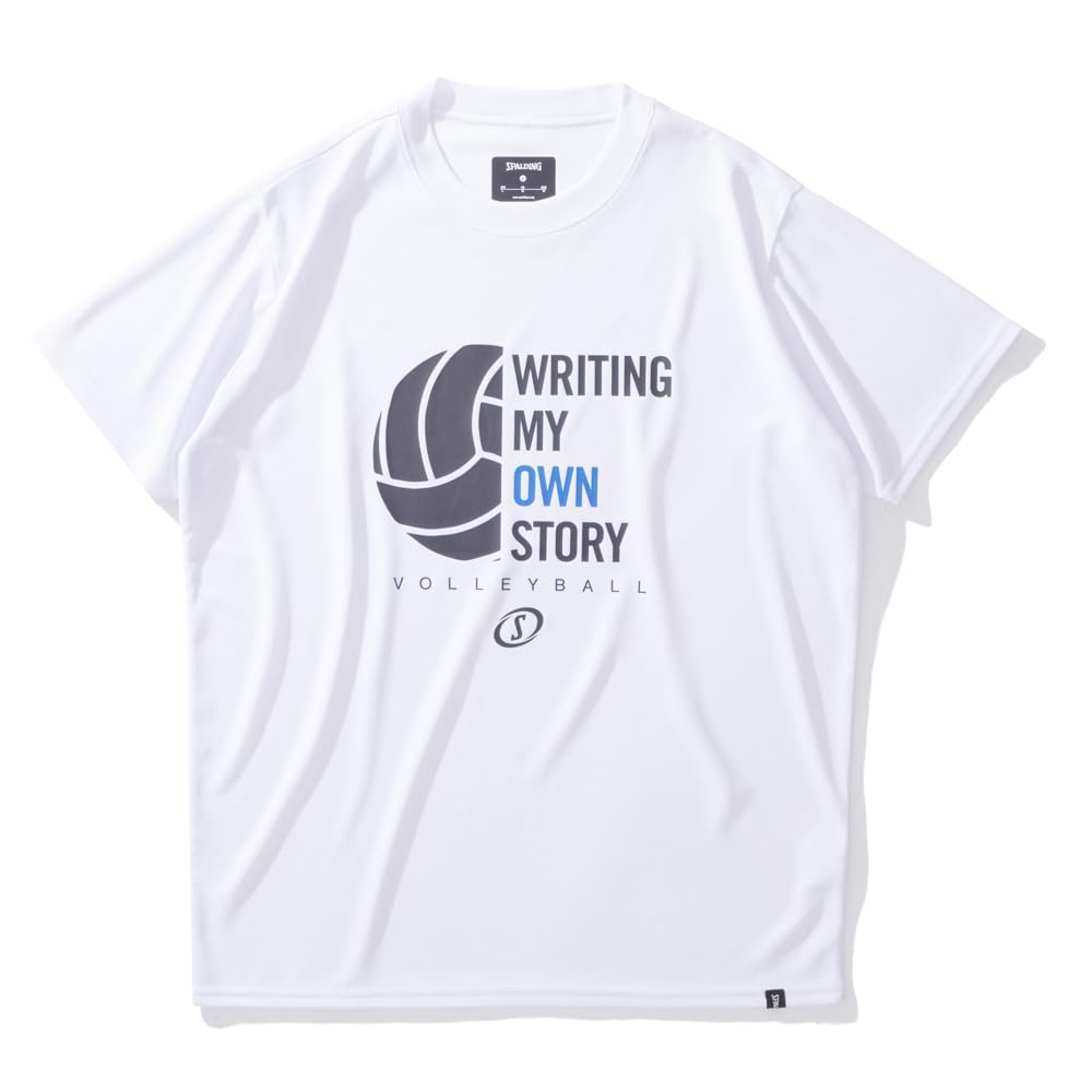 Spalding Volleyball T-Shirt, Own Story, White, Size XL, SMT24119V
Spalding Volleyball T-Shirt, Own Story, White, Size XL, SMT24119V