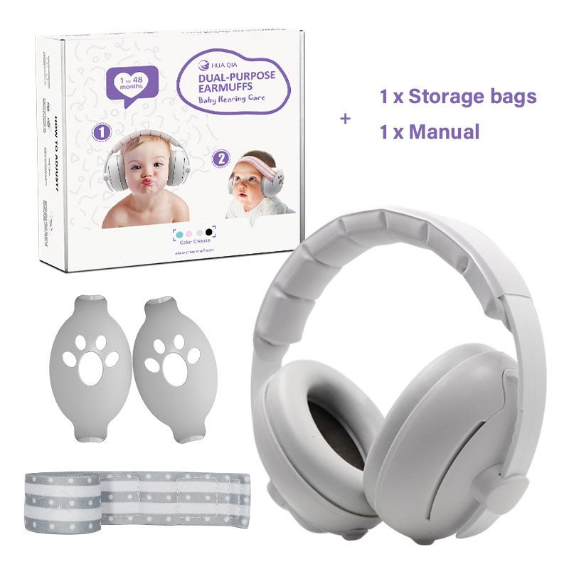 Baby noise reduction safety earmuffs for infants and toddlers aged 0-36 months gray
Baby noise reduction safety earmuffs for infants and toddlers aged 0-36 months gray
