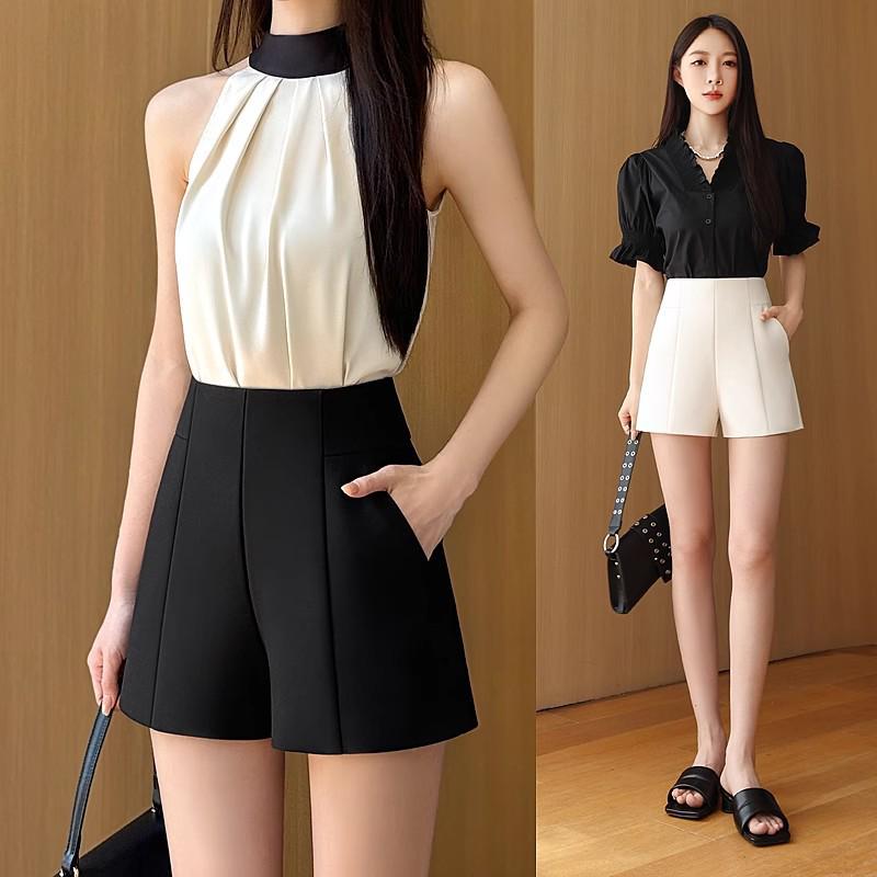 Spring/Summer 2025 Women s High-Waist A-Line Suit Shorts: Fashionable, Slimming, and Casual in Black or White. M белый
Spring/Summer 2025 Women s High-Waist A-Line Suit Shorts: Fashionable, Slimming, and Casual in Black or White. M белый