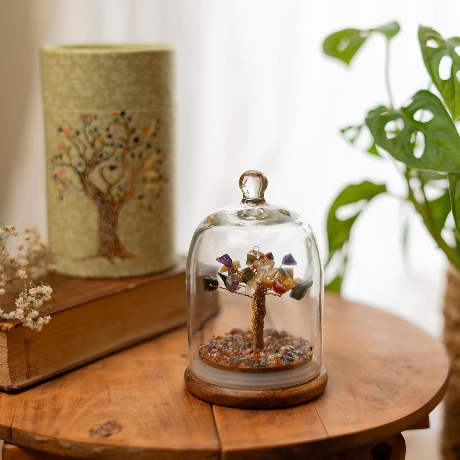 Dome Crystal Chakra Tree | Encased Gemstone Bonsai for Healing, Energy Balance, Meditation |
Dome Crystal Chakra Tree | Encased Gemstone Bonsai for Healing, Energy Balance, Meditation |