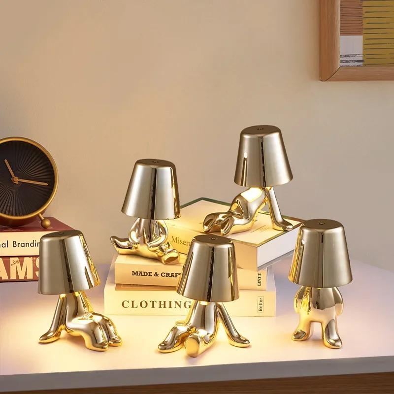 Little Golden Man Table Lamp Living Room Bedside Children s Room Art Decor Night Light Creative Coffee Shop Bar Desk Lamps 0-5W
Little Golden Man Table Lamp Living Room Bedside Children s Room Art Decor Night Light Creative Coffee Shop Bar Desk Lamps 0-5W