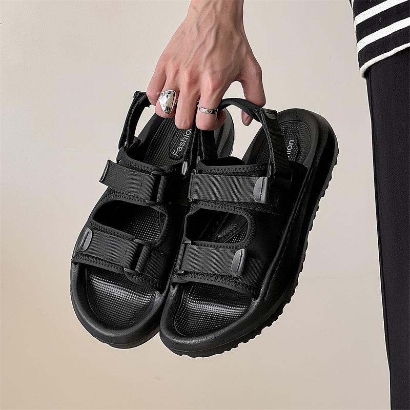 American retro Velcro slippers high street outdoor sports sandals outside beach shoes 371220-J 38 белый
American retro Velcro slippers high street outdoor sports sandals outside beach shoes 371220-J 38 белый