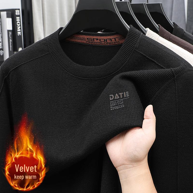 Men s Winter Round Neck Loose Fit Thickened Sweatshirt - Long Sleeve Casual Plus Velvet Top XL
Men s Winter Round Neck Loose Fit Thickened Sweatshirt - Long Sleeve Casual Plus Velvet Top XL