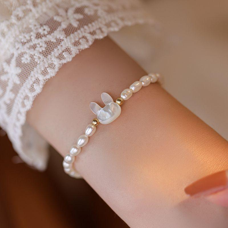 100% Natural Freshwater Pearl Sweet Rabbit Animal 14K Gold Filled Female Bracelet Promotion For Women Cheap Gifts
100% Natural Freshwater Pearl Sweet Rabbit Animal 14K Gold Filled Female Bracelet Promotion For Women Cheap Gifts
