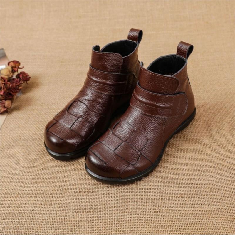 Johnature Plush Теплые Короткие Ботинки Из Натуральной Кожи Ретро Однотонные Мягкие Подошвы Удобные Женские Туфли 35 коричневый
Johnature Plush Теплые Короткие Ботинки Из Натуральной Кожи Ретро Однотонные Мягкие Подошвы Удобные Женские Туфли 35 коричневый